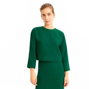 J. Crew cropped long sleeve top